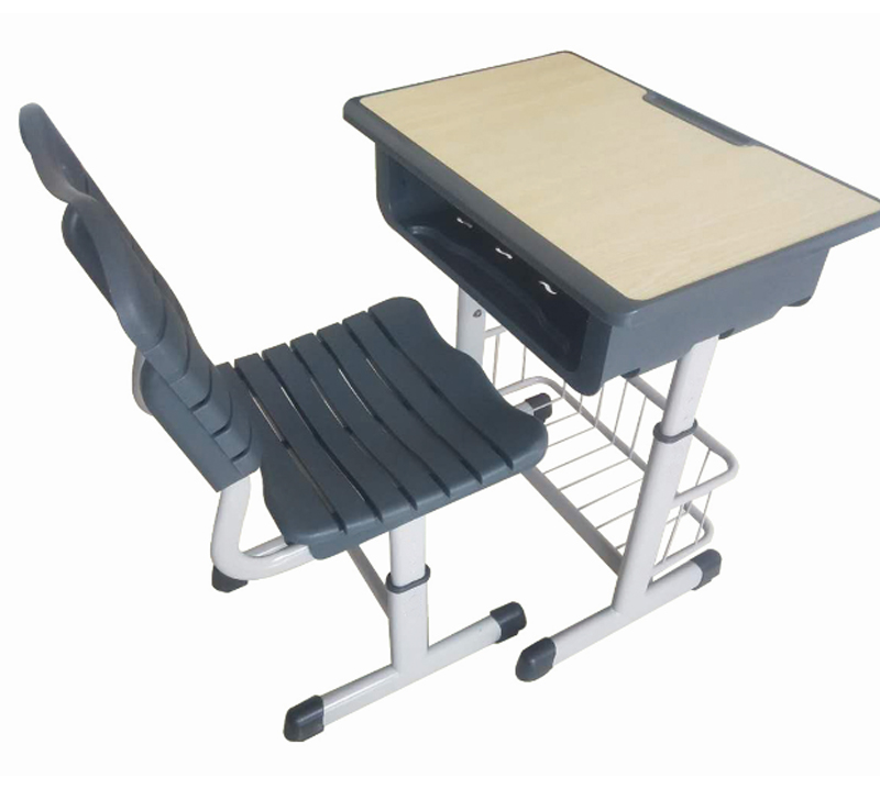 塑封邊升降課桌椅